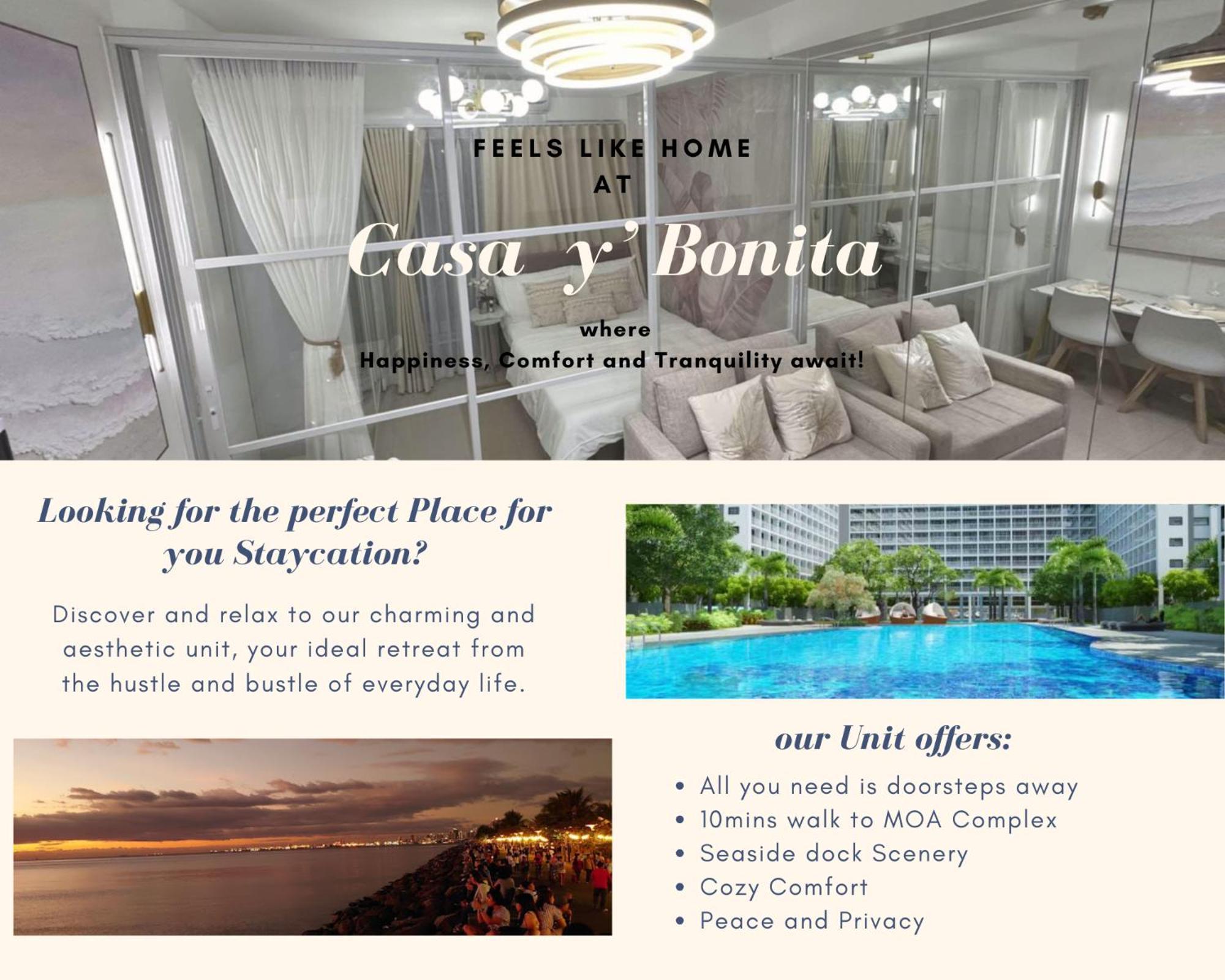 Casa Y' Bonita Moa Staycation Pasay